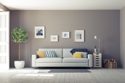 Living Room with Neutral Tones